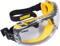 Dewalt DPG82-11C Concealer Clear Anti-Fog Dual Mold Safety Goggle