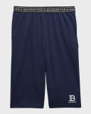 Balmain Boy's Logo Waistband Sweat Shorts