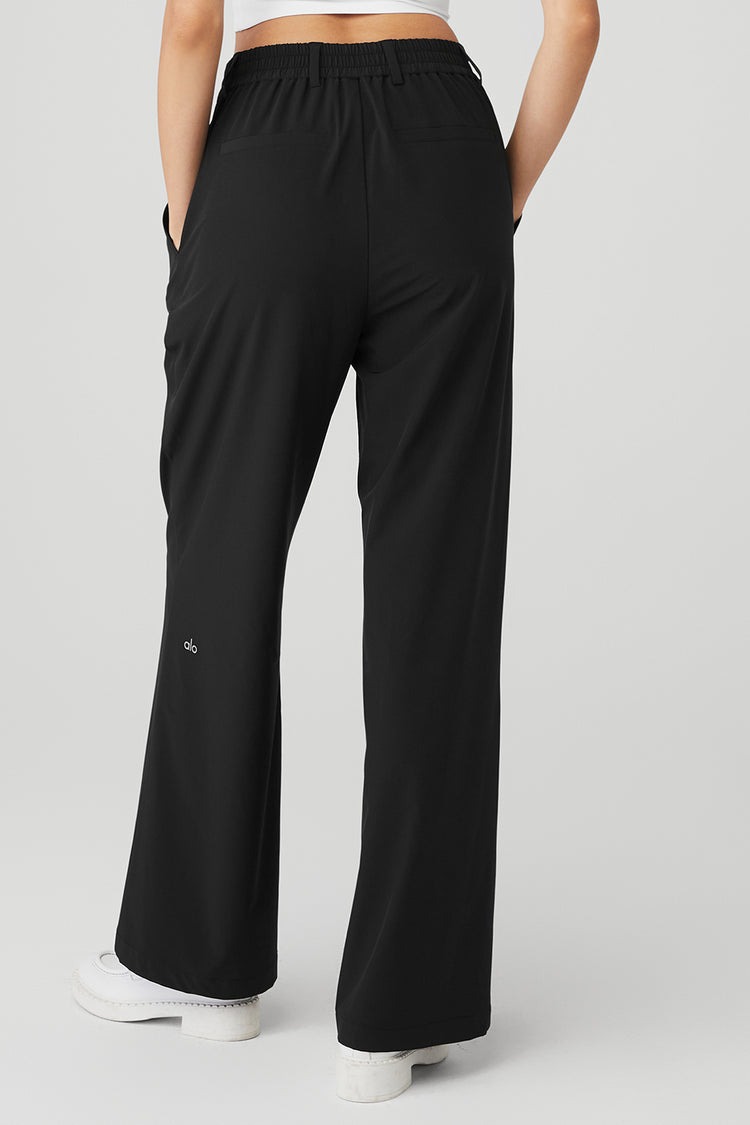 Alo Yoga High Waist Pursuit Trouser - Black | Amerikanpaketim