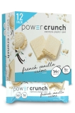 Power Crunch Protein Wafer Bars High Protein Snacks French Vanilla Creme 1.4 Ounce 12 Count