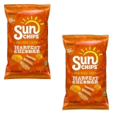 SunChips Harvest Cheddar Whole Grain Snacks 2 Pack