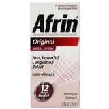 Afrin Nasal Decongestant Spray 0.5 oz for Fast Relief
