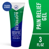 Biofreeze Overnight Pain Relief Gel for Back Knee Muscle Joint Arthritis Menthol 3 oz