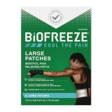 Biofreeze Pain Relief Patches Knee Lower Back Sore Muscle Neck Shoulder