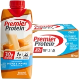 Premier Protein Energy Immune Support Shake Caramel 11 Fl Oz 18-Pack 30G