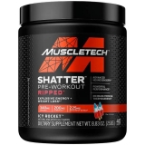 MuscleTech Shatter Pre-Workout Energy Powder - Rainbow Fruit Candy Flavor - 20 Servings - for Men & Women