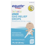 Equate Baby Stomach Gas Relief Drops Dye-Free Over-the-Counter 1 fl oz