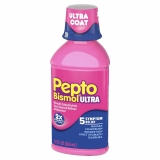 Pepto Bismol Liquid Max Strength Heartburn Diarrhea Relief 12oz 4 Pack