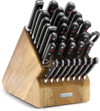 WUSTHOF Classic 36-Piece Black Stainless Steel Block Set