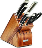 WUSTHOF Classic IKON 8-Piece Knife Set with Block - Premium Quality