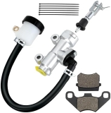 CILOYU Brake Master Cylinder & Caliper Pads Assembly for Coleman KT196 Go Kart