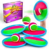 QROOPER Toss and Catch Game Set for Kids Ages 4-8 | Outdoor Beach Pool Toys | Easter Basket Stuffers"