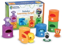 Learning Resources Peekaboo Learning Jungle - Preschool Toys for Toddlers 18+ Months