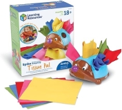 Learning Resources Spike the Fine Motor Hedgehog Tissue Pal - 11-Piece Montessori Learning Toy Set for Babies 18 Months+"