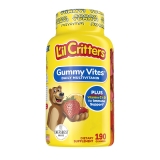 L'il Critters Kids Multivitamin Gummies with Vitamin C & D3 for Immune Support, 190 ct