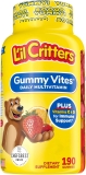 L’il Critters Gummy Vites Multivitamin for Kids 2+, Immune Support, 190 Gummies