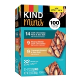 KIND Snacks Mini Nut Bar Variety Pack, 32 Count - Healthy Snack Bars