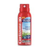 Cortizone 10 Maximum Strength Itch Relief Cooling Spray with Hydrocortisone & Aloe - Fast-Acting Anti-Itch for Bug Bites, Rash, Eczema - 2.7 oz
