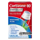 Cortizone-10 1% Hydrocortisone Anti Itch Roll-on Liquid for Eczema & Bug Bite Relief, 1.25 fl oz