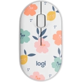 Logitech M340 Wireless Mouse with Limited Edition Floral Bouquet Print - Silent Clicks - Portable for Laptop, PC, Windows, Chrome, Surface - Optical