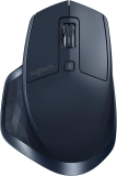 Logitech MX Master Wireless Mouse in Navy Blue, Ergonomic Design, Hyper-Fast Scrolling, Rechargeable - Compatible with Mac and Windows, Meteorite