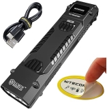 Sysmax Nitecore EDC29 Tactical Flashlight, 6500 Lumens USB-C Rechargeable with Spotlight Floodlight Strobe Modes