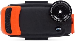 Watershot iPhone 6 Plus/6s Plus Underwater Camera Housing (Black/Garibaldi WS) - Flat Lens