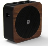 Portable Bluetooth Speaker with Powerful Bass, Nature Sounds, Ambient Light, Speakerphone - Black