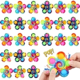 Gigilli 24-Pack Fidget Spinners for Kids Adults, Party Favors, ADHD Toys, Birthday Gifts