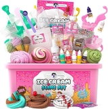 Original Stationery DIY Ice Cream Slime Kit for Girls 8-10 with Butter Cloud Foam Creative Slime Toy Gift