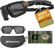 Ballistic Tactical Shooting Glasses Military Grade Anti-Fog Impact Protection for Airsoft