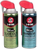 RVcare Slide Out Silicone 11 oz RV Care Window Track Dry Lube RV Maintenance Kit