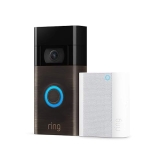 Ring Video Doorbell 2020 Venetian Bronze with Ring Chime Smart Home Security Doorbell