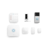 Ring Alarm 5-Piece Security Kit with Battery-Powered Ring Video Doorbell Home Protection
