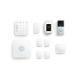 Ring Alarm 8-Piece Security Kit with Battery Doorbell Plus Spotlight Cam Plus Wireless