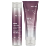 Joico Defy Damage Shampoo Conditioner Set for Color-Treated Hair with Moringa Arginine