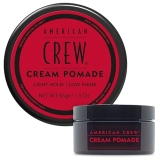 American Crew Mens Hair Cream Pomade Light Hold, Low Shine Styling Gel, 3 oz