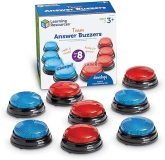 Learning Resources Team Answer Buzzers Set of 8 Classroom Game Show Toys for Kids 3