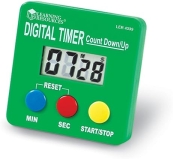 Learning Resources Digital Timer Counts Up Down, Shows Minutes and Seconds for Kids