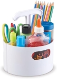 Learning Resources Create-a-Space Mini Storage Center - White, Teacher Organizer, 4-Piece Set