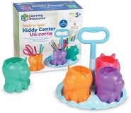 Learning Resources Create-a-Space Unicorn Kiddy Center, 5 Pieces Classroom Organizer for Ages 3