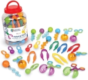 Learning Resources Helping Hands Fine Motor Tools Set, 24 Pieces for Ages 3 , Classroom Sensory Toys