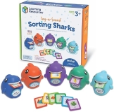 Learning Resources Say-a-Sound Sorting Sharks - Phonemic Awareness, Montessori, Dyslexia Speech Therapy Toys