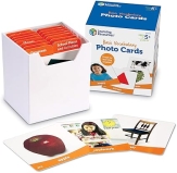 Learning Resources Basic Vocabulary Photo Cards - 156 Phonics Vocabulary Cards for Kids 5