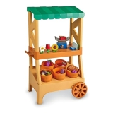 Learning Resources My First Farmstand Fruit Basket Grocery Cart Toddler Toys for Motor Skills