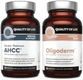 Quality of Life Immune Skin Health Bundle with Kinoko Platinum AHCC Oligonol Lychee Extract