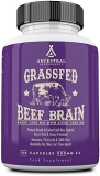 Ancestral Supplements Grass Fed Beef Brain Liver Capsules Brain, Mood Memory Support, 180 Count