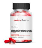 Swiss Chems Anastrozole (0.5mg/capsule), 60 Capsules