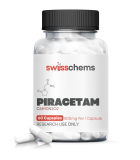 Swiss Chems Piracetam (800mg/capsule), 60 Capsules