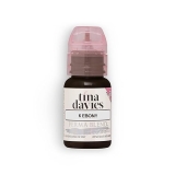Tina Davies Perma Blend Brow Pigment Ebony 0.5oz Permanent Eyebrow Makeup, True Tone